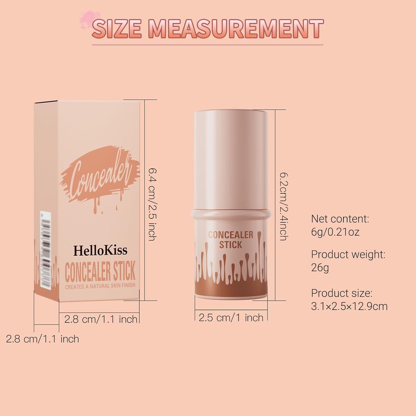 3Pcs Cream Contour Stick, with Highlighter Stick Milk Bronzer Stick Blush Stick, Face Contour Stick Highlighter Makeup with Makeup Brush and Sponge, Easy to Sculpt the Face, Long Lasting