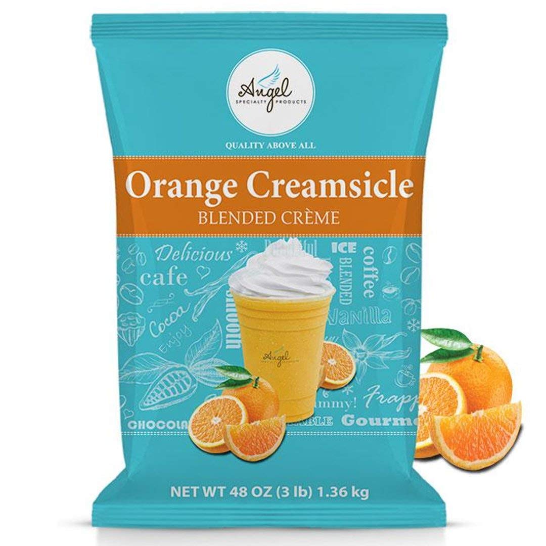 Angel Specialty Products, Blended Smoothie, Frappe Powder Mix, Orange Creamsicle [3 LB] [34 Servings]