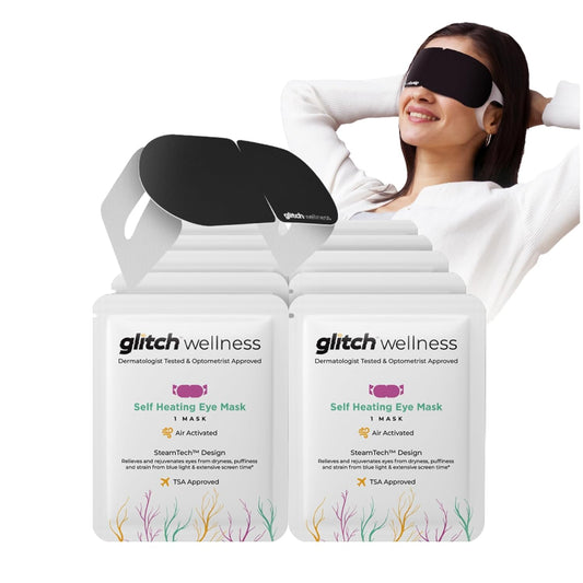 Steamtech Self Heated Eye Mask - 10 Eye Doctor Approved Warm Eye Compress for Dry Eyes - Self Heating Eye Mask for Fatigue & Dryness – Perfect Dry Eye Relief Product, Spa Experience