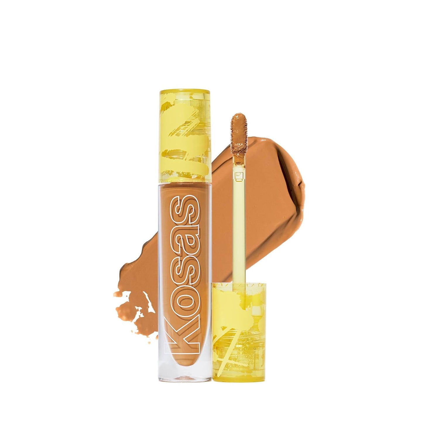 Kosas Revealer Concealer - Medium Coverage Makeup with Hyaluronic Acid, Conceals Dark Circles Under Eyes, Dark Spots and Blemishes + Brightens, Hydrates, Long-Lasting & Vegan,(Tone 7.5 W)