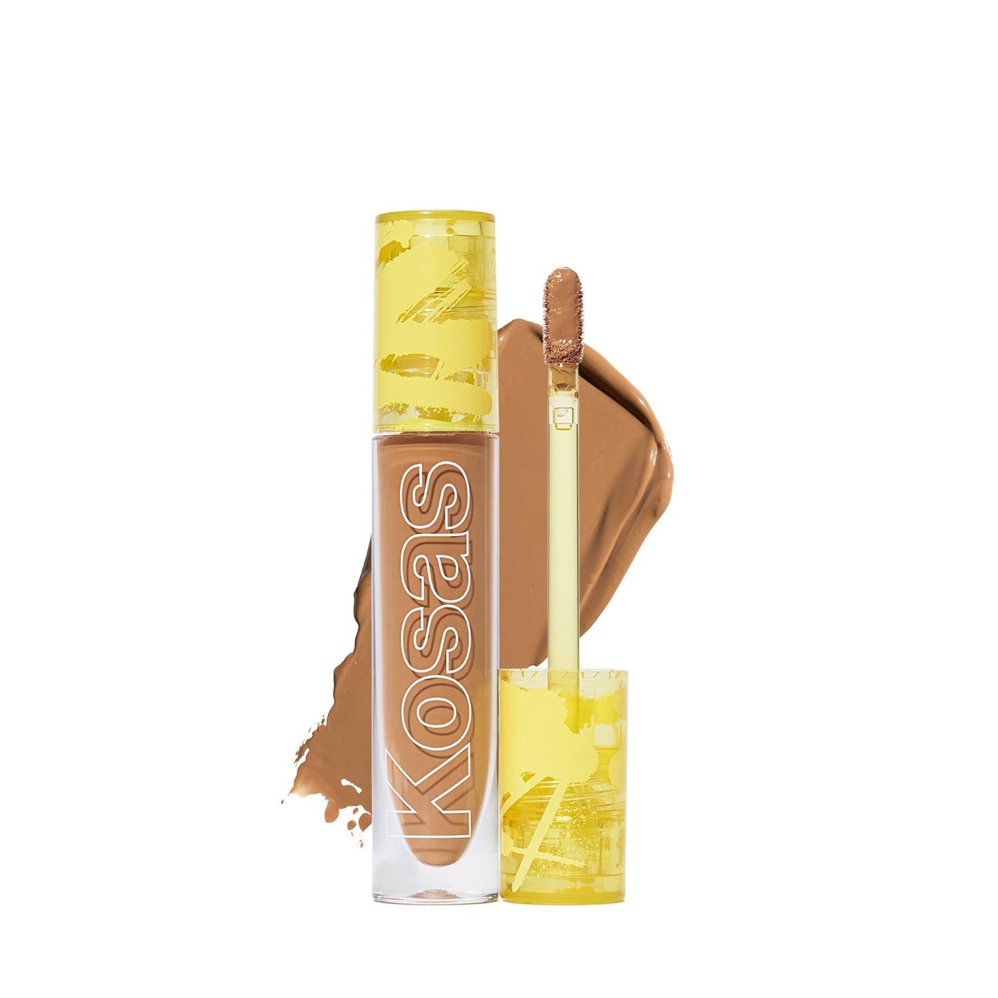 Kosas Revealer Concealer - Medium Coverage Makeup with Hyaluronic Acid, Conceals Dark Circles Under Eyes, Dark Spots and Blemishes + Brightens, Hydrates, Long-Lasting & Vegan,(Tone 8.1 O)