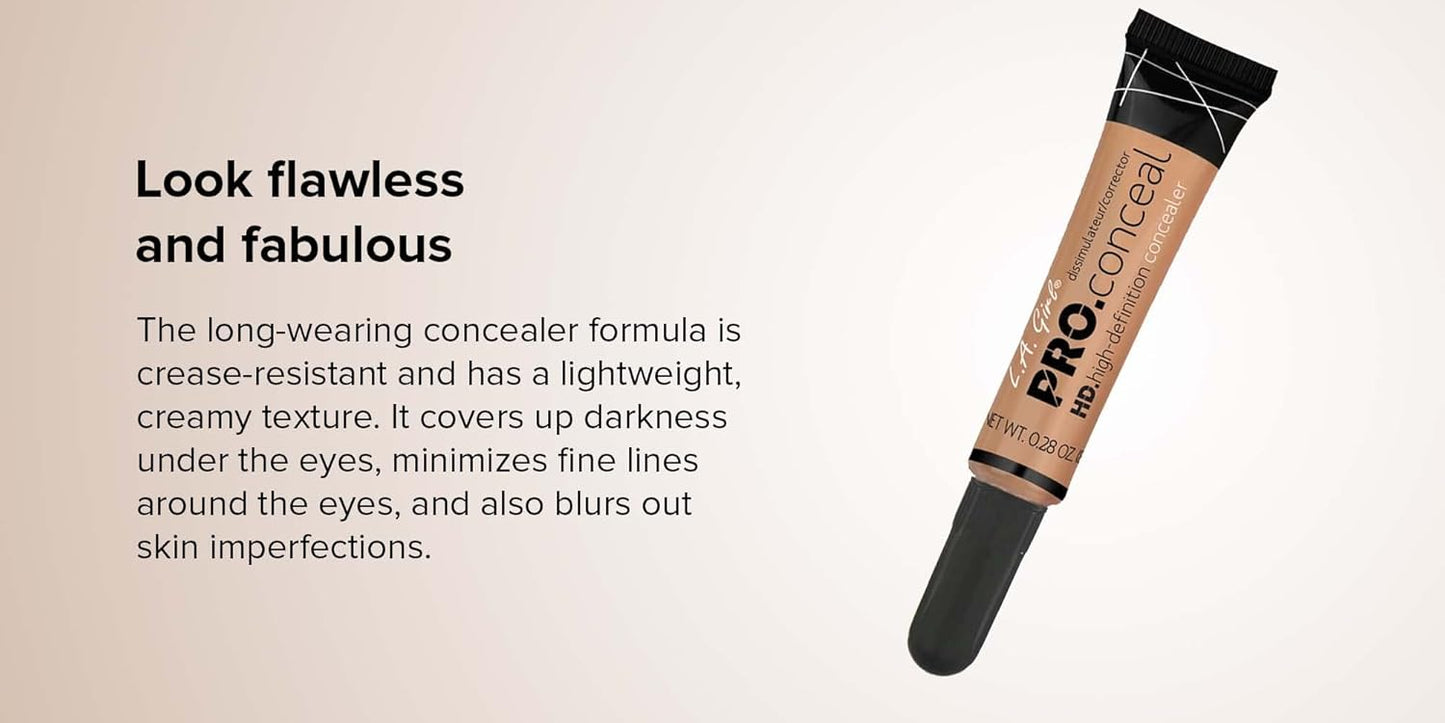 L.A. Girl Pro Coneal HD. High Definiton Concealer 0.25 OZ GC984 Toffee
