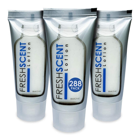 Freshscent Lotion 1oz (288 Pack) Hotel Travel Size, Bulk Amenities and Toiletries for Hospitality