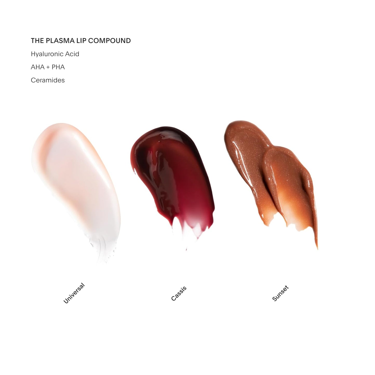 U Beauty The PLASMA Tinted Lip Compound - Anti-Aging & Anti-Wrinkle Lip Gloss, Hyaluronic Acid, Shea Butter & Peptides for Hydration & Plumping,3 Shades - 15 mL