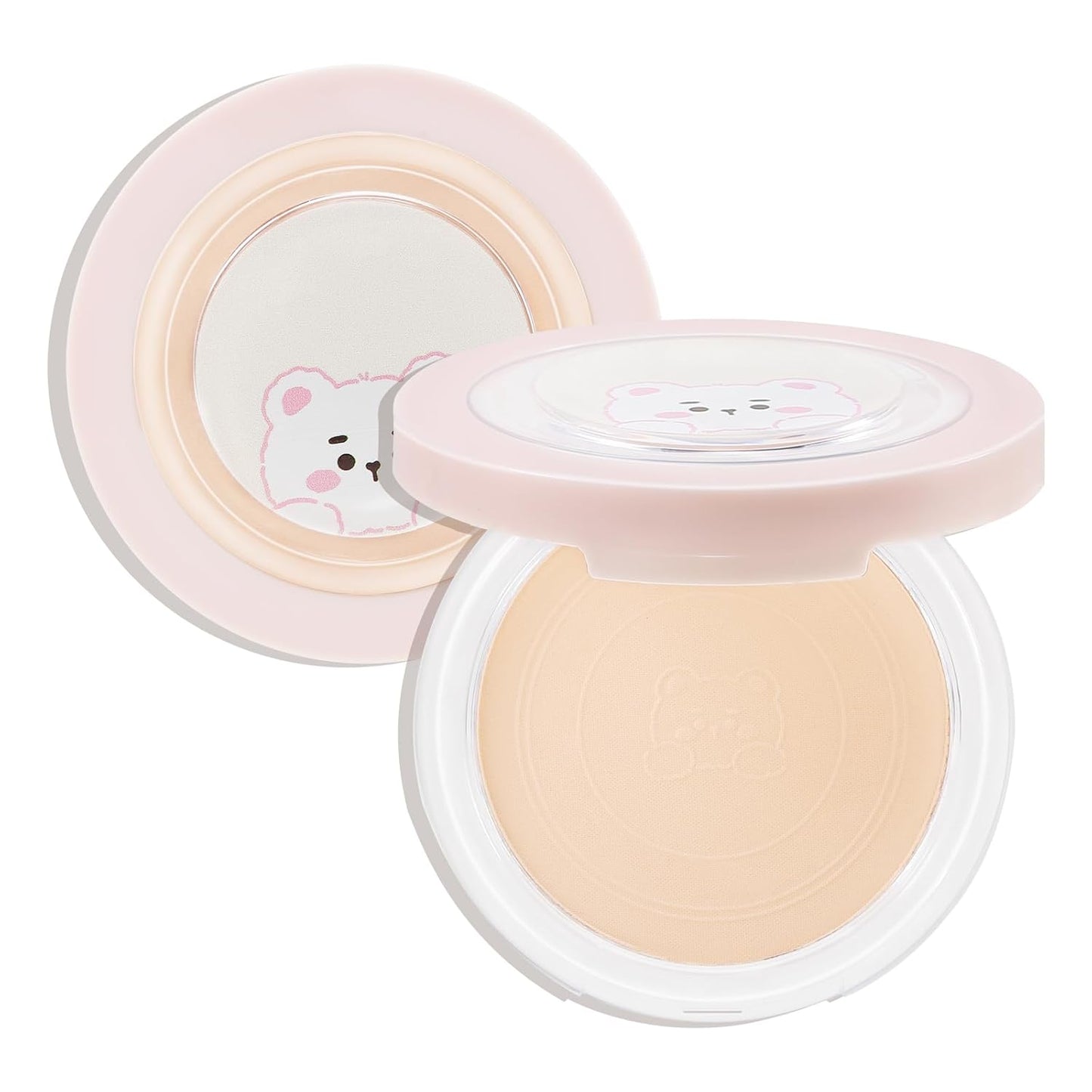 Boobeen Oil Control Matte Setting Powder Translucent Face Setting Foundation Powder, Poreless Finishing Powder, Lightweight&Long Lasting, Compact Pressed Makeup Powder for Soft Focus Effect