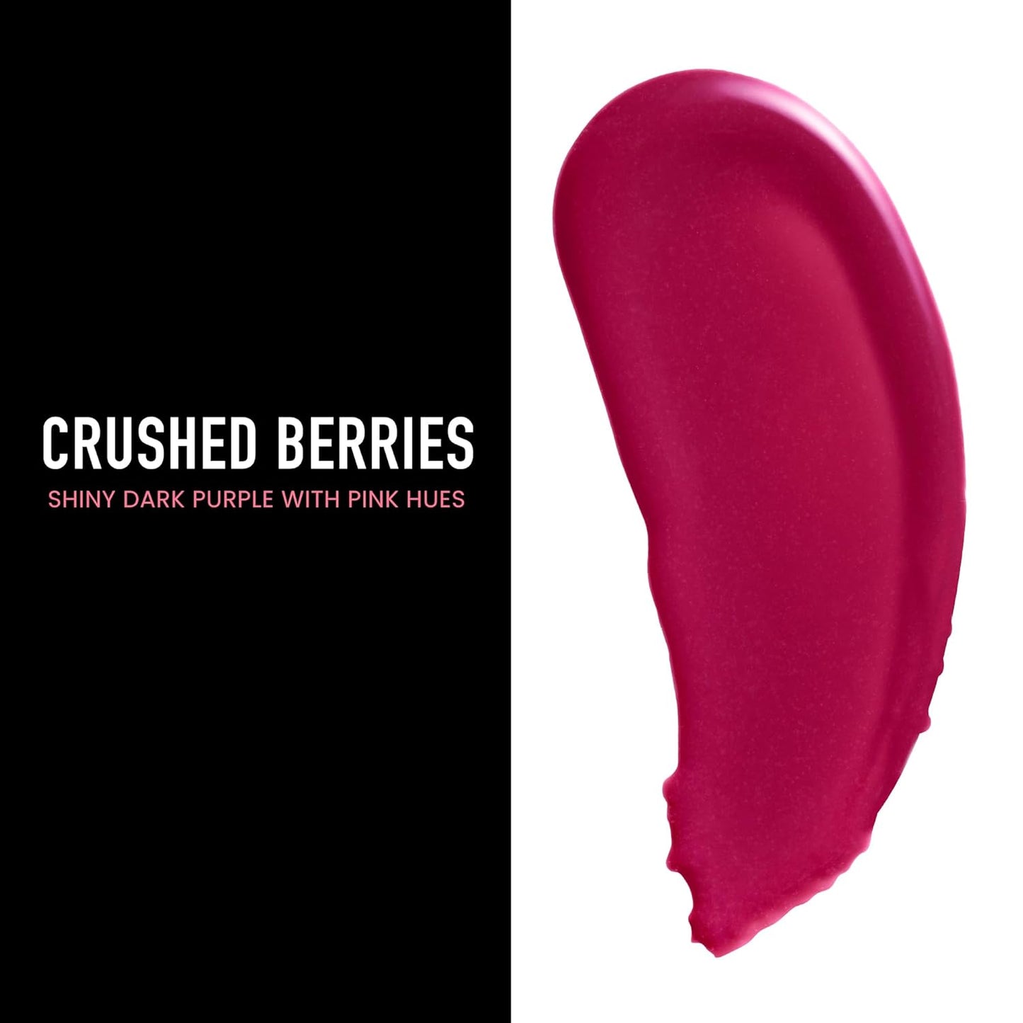 Frankie Rose Cosmetics Lip Gloss | Non-Sticky Formula, Long Lasting Lip Gloss, Bold Pigment & Hydrating Lip Gloss, Crushed Berries Glossy Lip Gloss, 20g