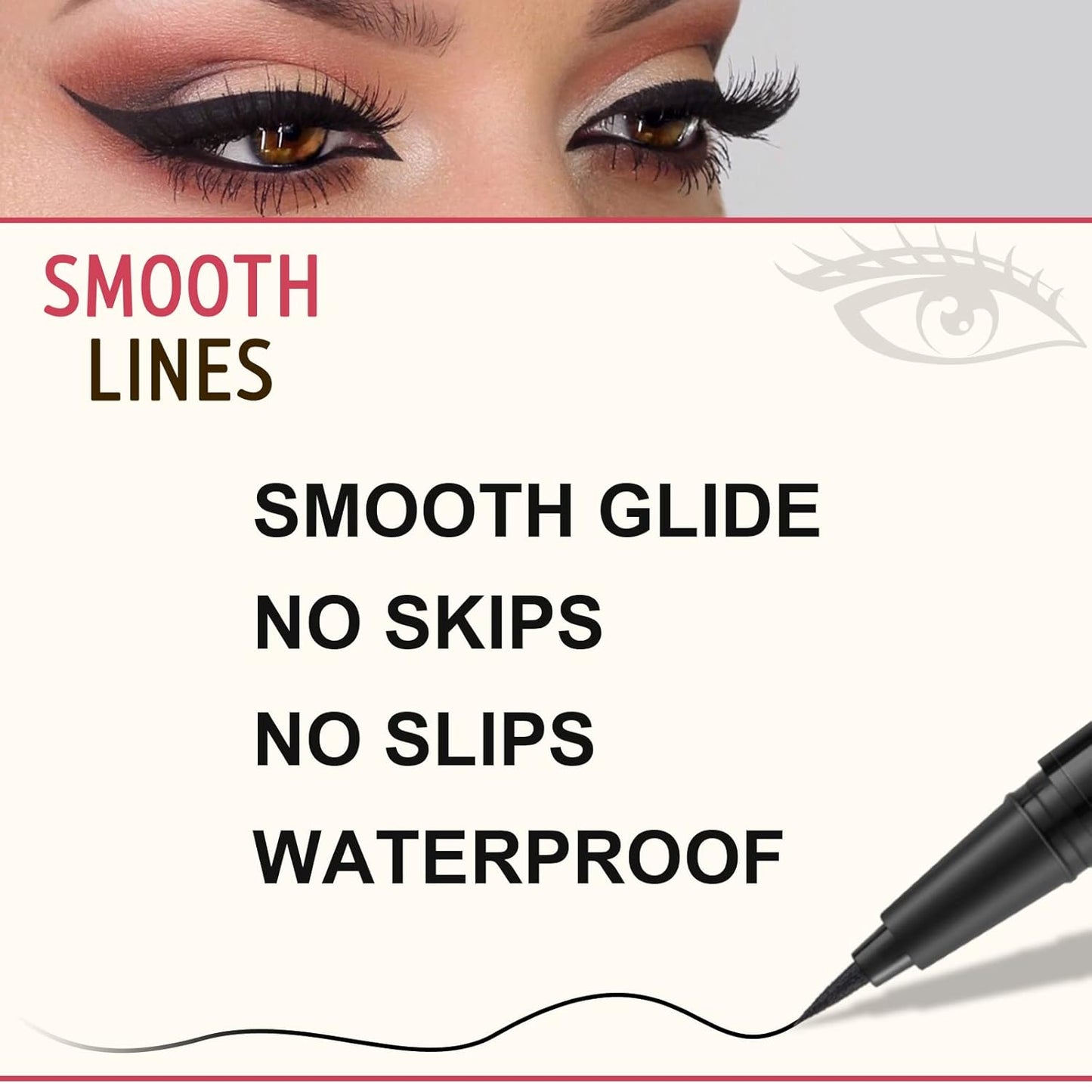 LAVONE Eyebrow Stamp Pencil Kit for Eyebrows Makeup, with Waterproof Eyebrow Pencil, Eyeliner, Eyebrow Pomade, and Dual-ended Eyebrow Brush - Ash Blonde