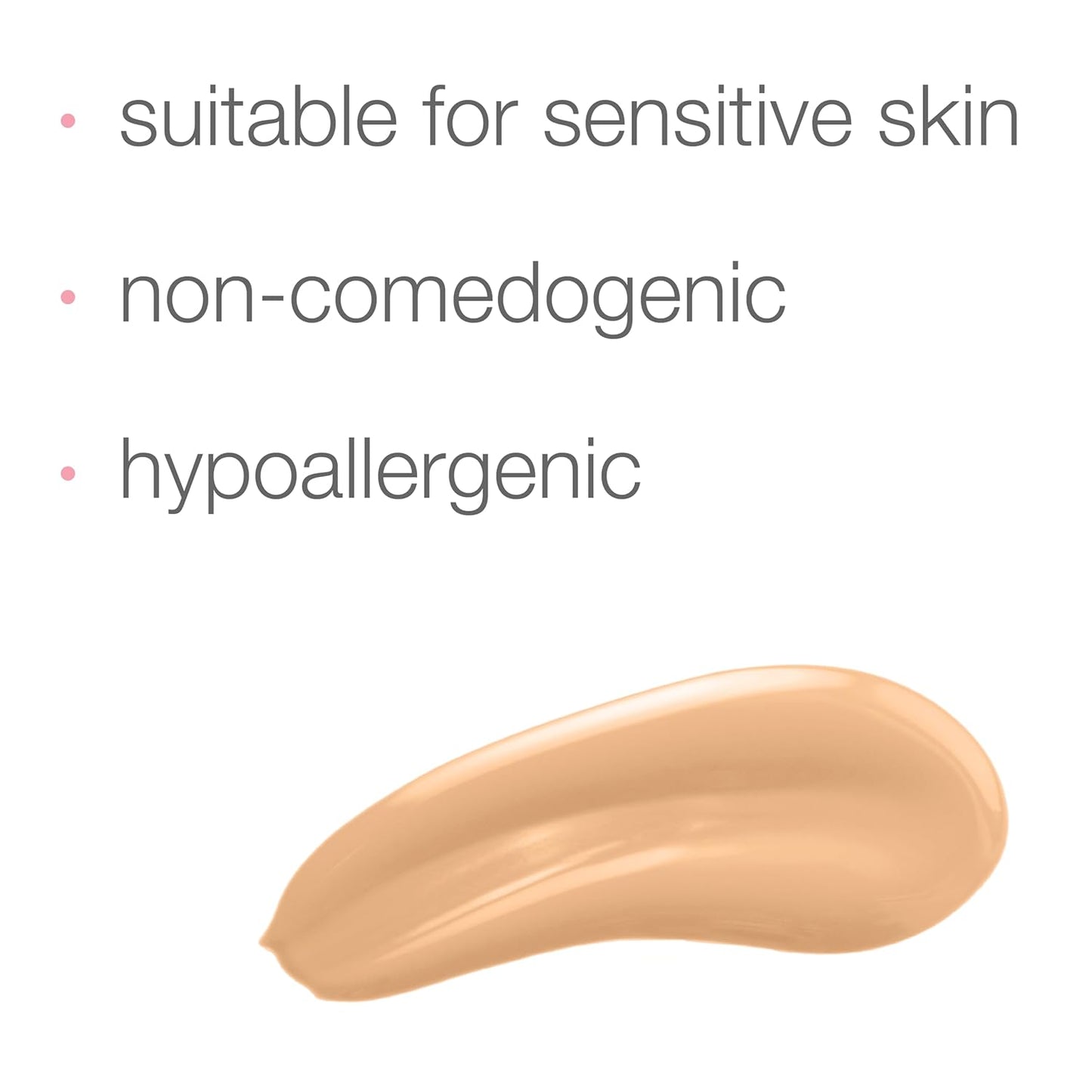 Neutrogena Healthy Skin Sensitive Skin Serum Foundation with Pro-Vitamin B5, Color Correcting & Pore Minimizing Liquid Foundation & Face Serum, Buildable Coverage, Light/Medium 03, 1 oz