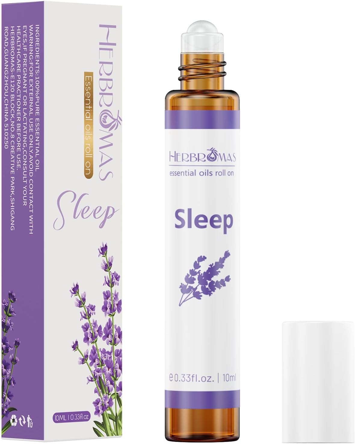 Aromatherapy Essential Oil Roll On Blend Relaxation Gift for Women, Natural and Pure Essentail Oils with Travel Size Roller Ball Bottle (Calm, 1)