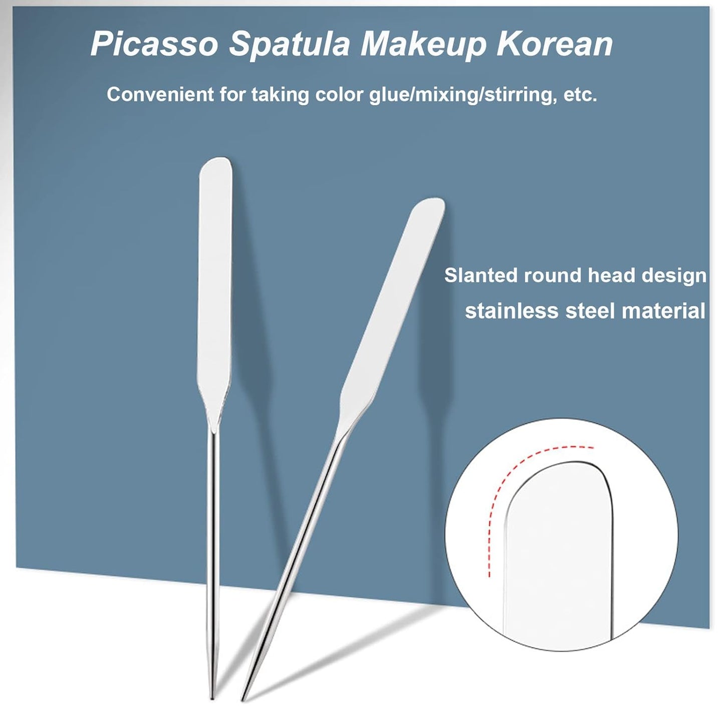 Makeup Spatula Korean,Foundation Spatula, Picasso Makeup Spatula, Korean Makeup Spatula, Picasso Spatula Makeup Korean Foundation Spatula Korean, Korean Spatula Makeup, Picasso Spatula Makeup (B)