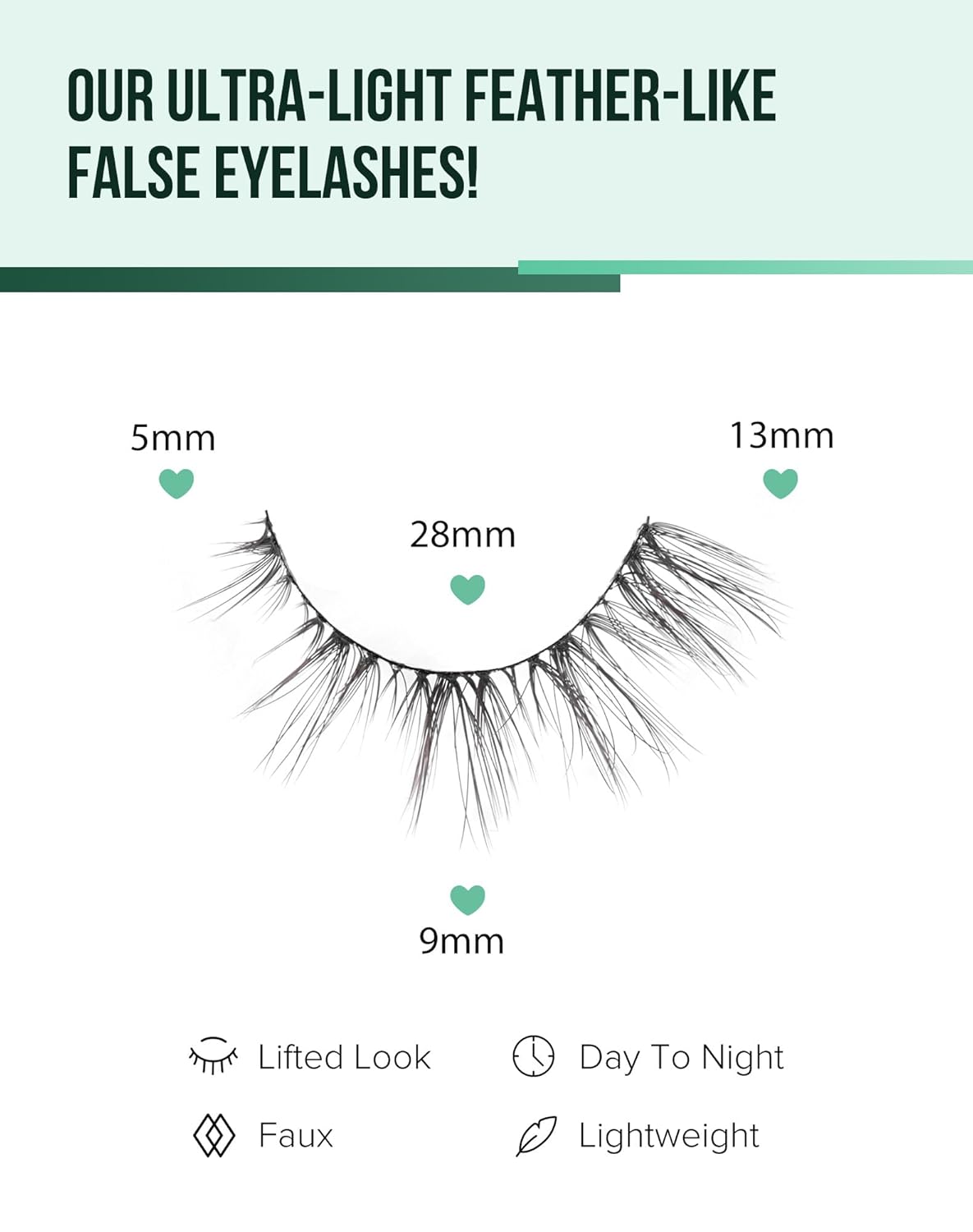 Cat Eye Lashes Natural Fake Lashes Demi Wispies Eyelashes Natural Look Lashes Wispy False Eyelashes Fox Eye Strip Lashes 7 Pairs