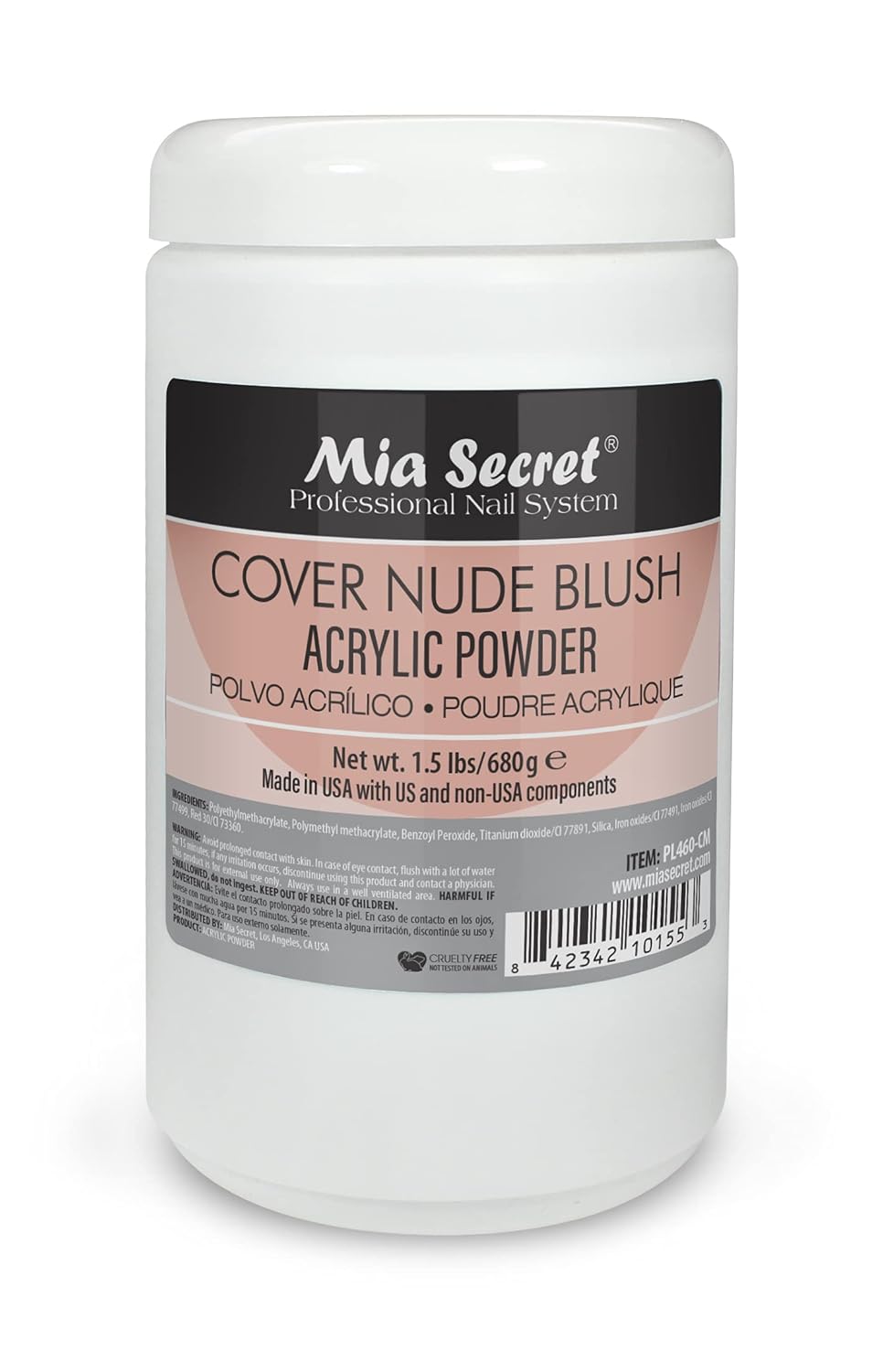 Mia Secret - Cover Nude Blush Acrylic Powder 1.5Lbs
