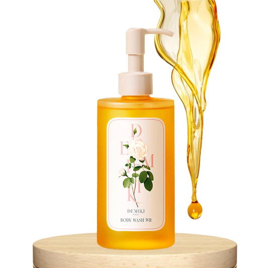 Shower Gel Body Wash for Women, Hydrating Body Wash with White Rose Scent, Moisturizing for Sensitive & Dry Skin, Winter Care, Sulfate-Free, Paraben-Free, Dye-Free, 10 fl oz