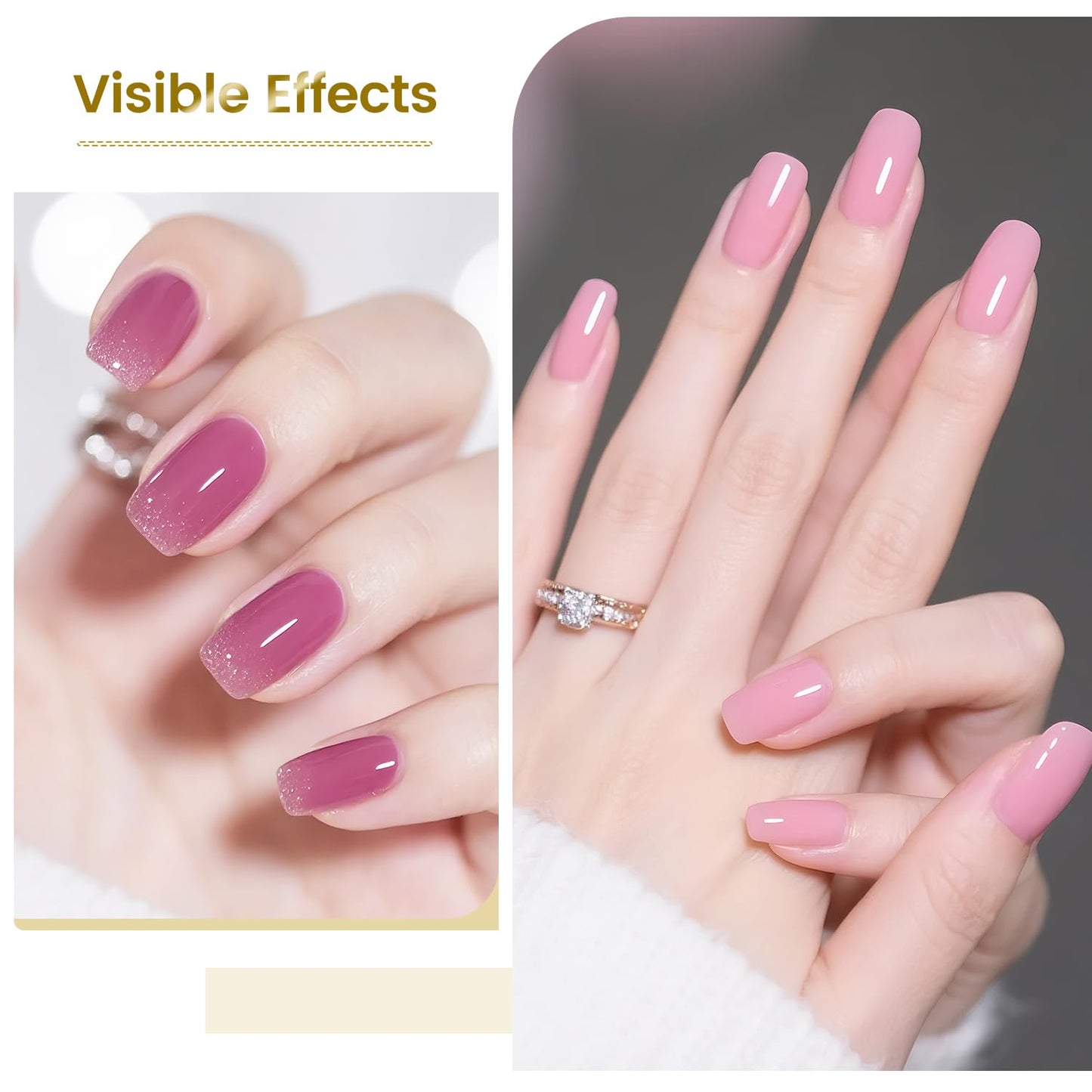 JODSONE Stain-Resistant Gel Top Coat - 16.5ml No Wipe Crystal Top Coat Gel Nail Polish, Anti-Stain & Long Lasting Gloss, for Sweaty Hands or Oil/Water Contact,U V Light Need