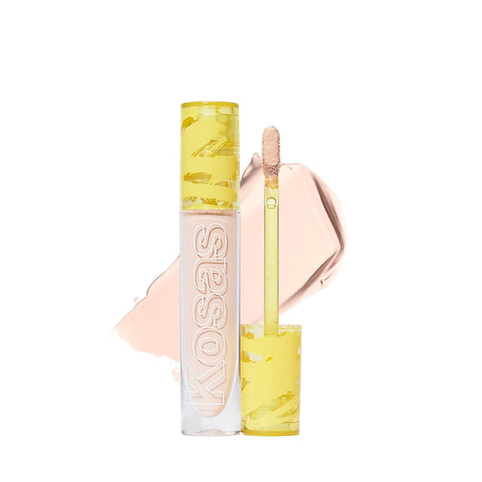 Kosas Revealer Concealer - Medium Coverage Makeup with Hyaluronic Acid, Conceals Dark Circles Under Eyes, Dark Spots and Blemishes + Brightens, Hydrates, Long-Lasting & Vegan, (Tone 2.5 C)
