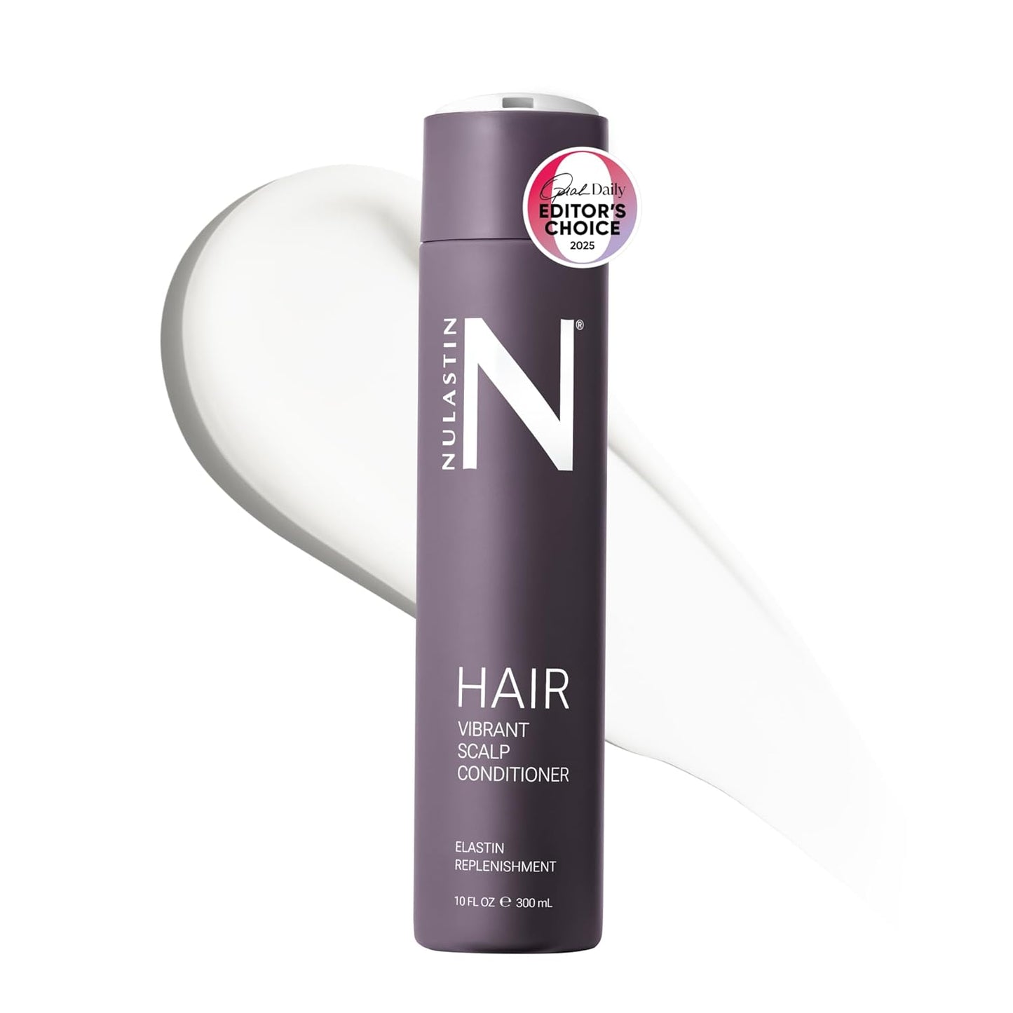 NULASTIN Vibrant Scalp Conditioner - Volumizing Hair Conditioner for Women & Men - Reduce Frizz & Breakage - Enhance Shine - Clinically Tested & Color-Safe - Silicone-Free & Vegan (10 Fl Oz)