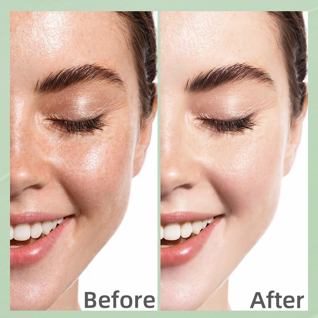 ZEESEA Correcting Face Primer for Brighten, Neutralizes Uneven Skin Tone and Facial Redness,Grips Makeup Base for Long-Lasting Wear,Cruelty-Free, Purple &Green