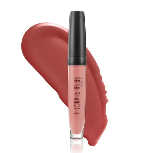 Frankie Rose Cosmetics Lip Gloss | Non-Sticky Formula, Long Lasting Lip Gloss, Bold Pigment & Hydrating Lip Gloss, Pressed Flower Glossy Lip Gloss, 20g