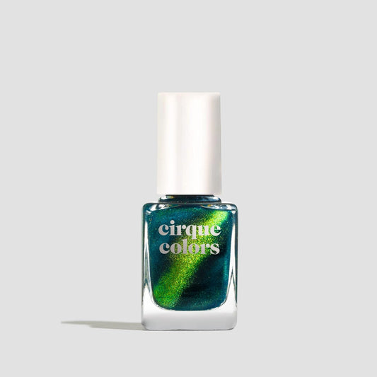 Cirque Colors Mood Ring - Forest Green Magnetic Multichrome Nail Polish - 0.37 Fl Oz (11 mL) - Vegan & Cruelty-Free