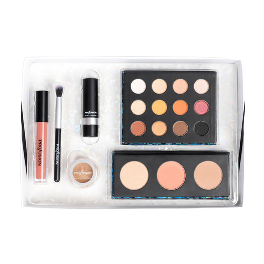 Profusion Cosmetics Face Luxe 6 PC Beauty Set for Show Stopping Looks, Elevate Your Beauty Routine with Glam Essentials Ultimate Makeup Gift Set, Luxurious Glamour for Beauty Enthusiasts