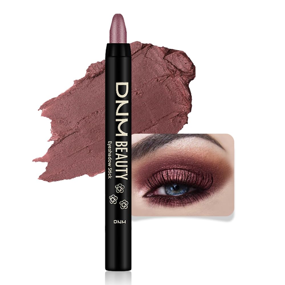 evpct Orchid Shimmer Cream Eye Shadow Brightener Sticks Set for Eyes, Orchid Shimmery Matte Pencil Eye shadow Applicator Stick Pen Palette Makeup Waterproof sombras en crema para ojos 26#