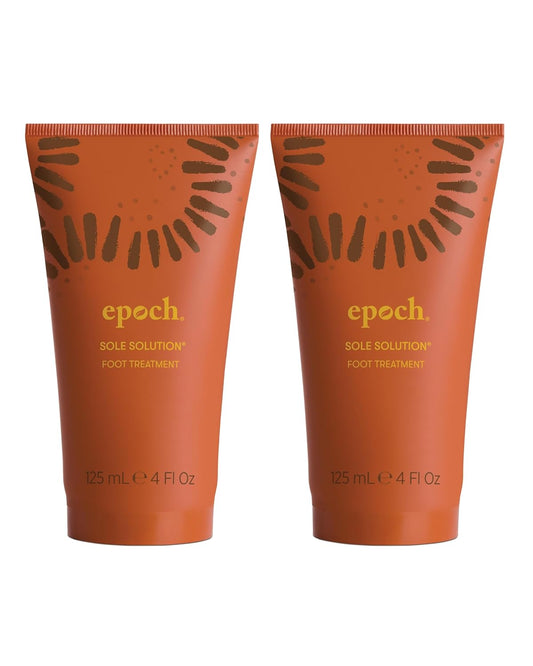 Nu Skin Epoch Sole Solution | Effective Foot Cream for Dry Cracked Heels and Feet | Foot Care with Urea Cream for Feet | Repair Foot Health | Moisturizer & Lotion for Clean Feet | 4 Fl Oz | 2 Pack