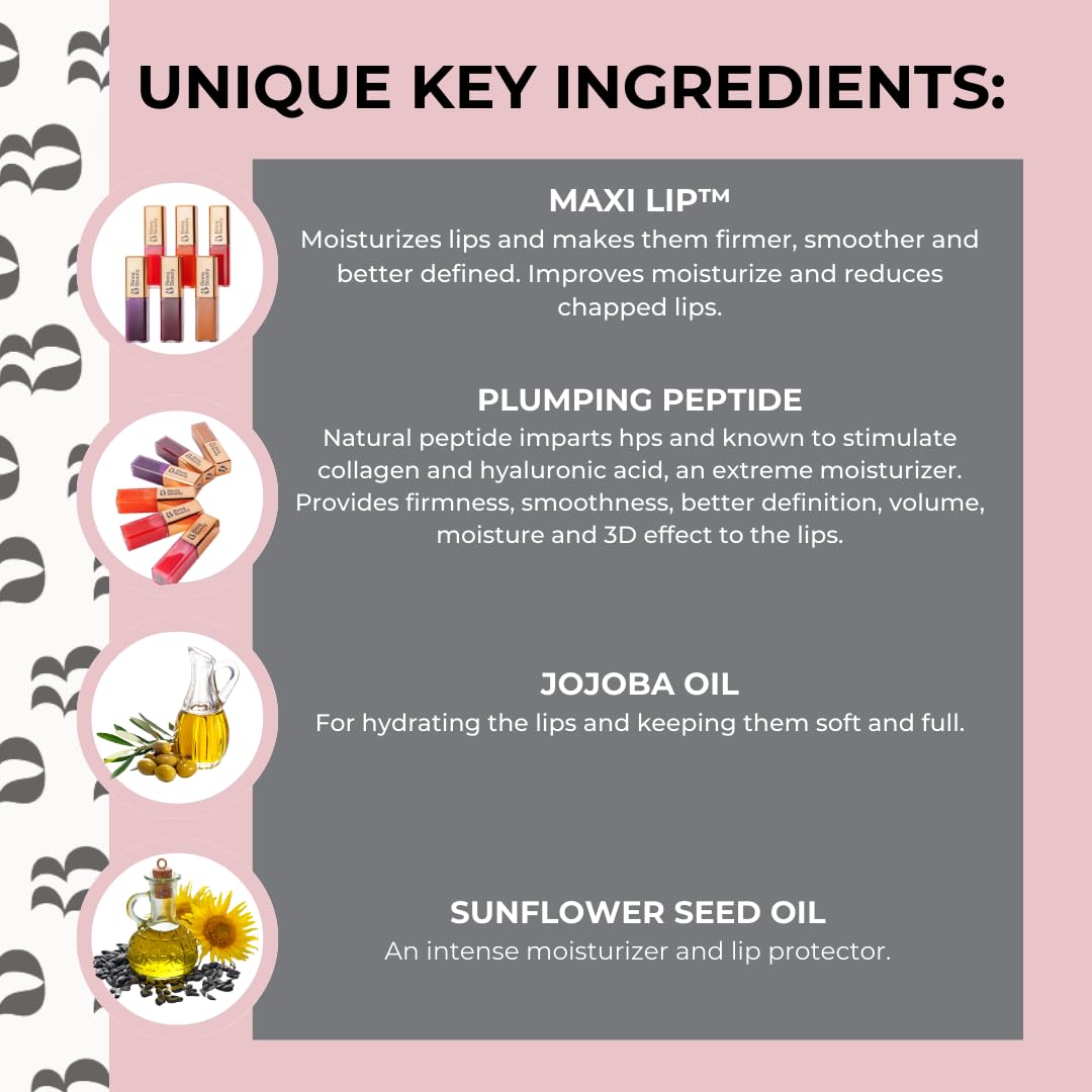 Rinna Beauty Larger Than Life Lip Plumping Oil - Filthy Rich - Moisturizes & Hydrates Lips - Natural Plumping Over Time - Vegan, Cruelty-Free, & Paraben-Free 0.3 Fl Oz