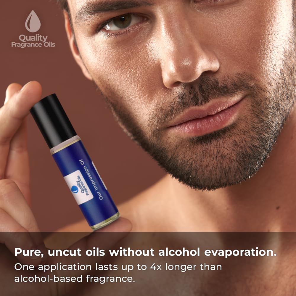 Quality Fragrance Oils' Royal Water Impression #162 | Long-Lasting Perfume Oil, Alcohol-Free, Strong Scent, 10ml Roll-On | Affordable Alternative to Designer Fragrances
