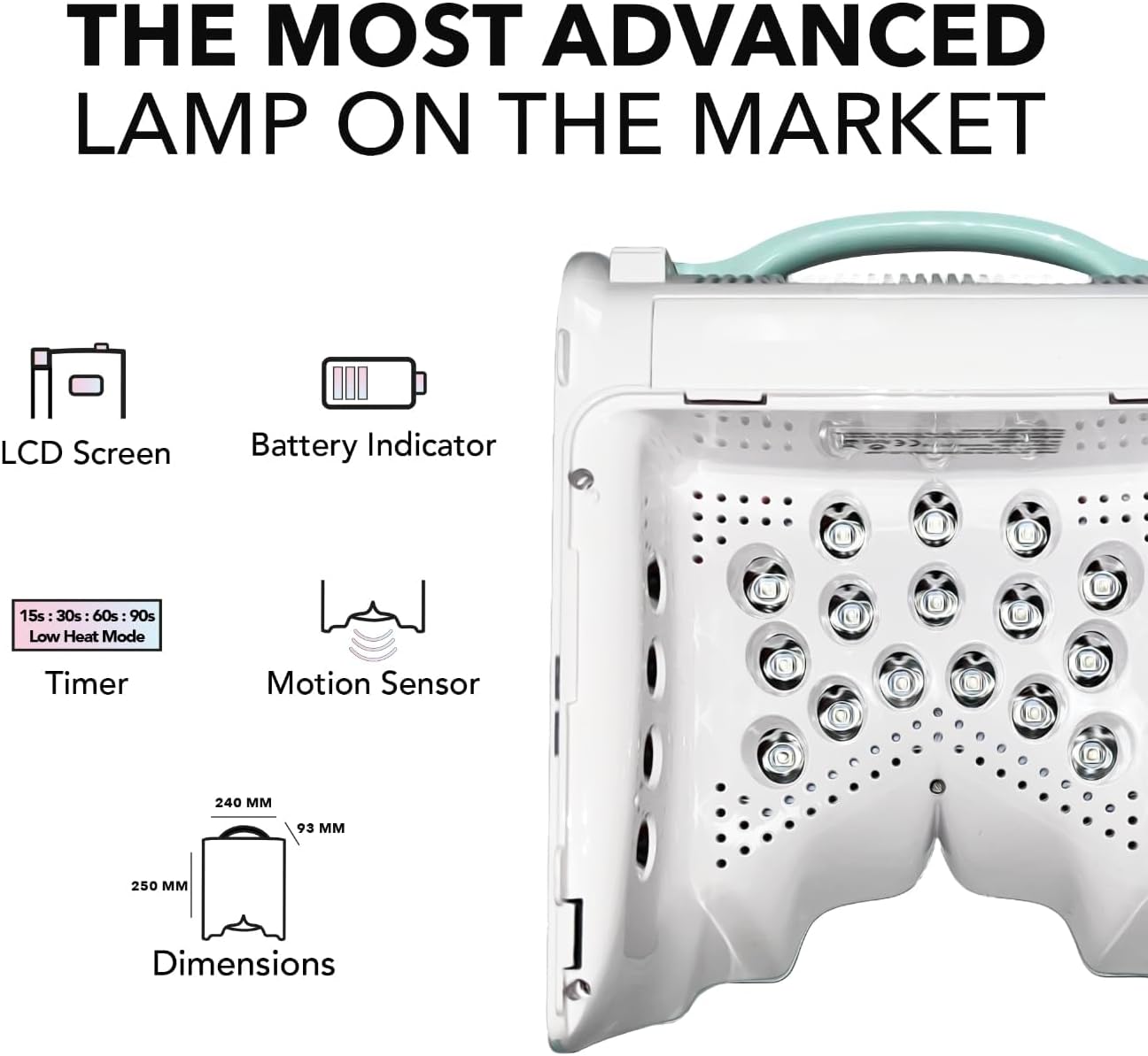 KIARA SKY LED Light Lamp | Beyond Pro | Cordless LED LAMP | White, ‎1 Count