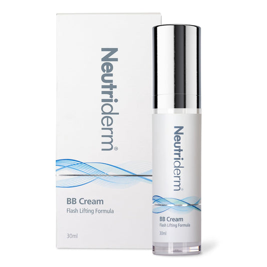 NEUTRIDERM BB Cream, BB Cream for All Skin Types, Non-Tinted, Skin-Perfecting Cream, Multi Action Formula, 30ml (1 fl oz)