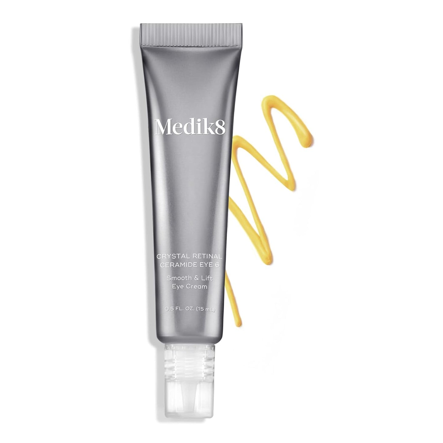 Medik8 Crystal Retinal Ceramide Eye 6 - Smooth and Lift Cream - Gentle Release Vitamin A - Delivers Visible Brightening Results - Reduces Appearance of Wrinkles - Perfect for Sensitive Skin - 0.5 oz