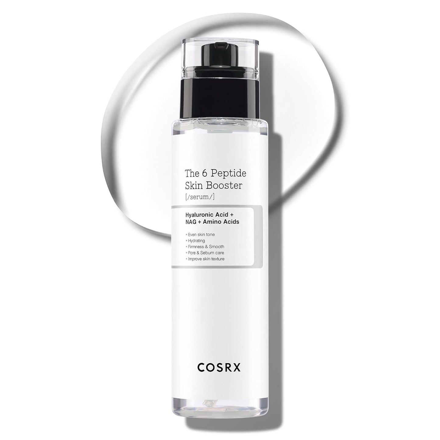 COSRX 6X Peptide Collagen Booster Toner Serum 150mL/5.07 Fl.Oz, Skin Renewal Boosting Facial Essence, Niacinamide & Hyaluronic Acid for All Skin Types, Korean Skincare, Paraben Free