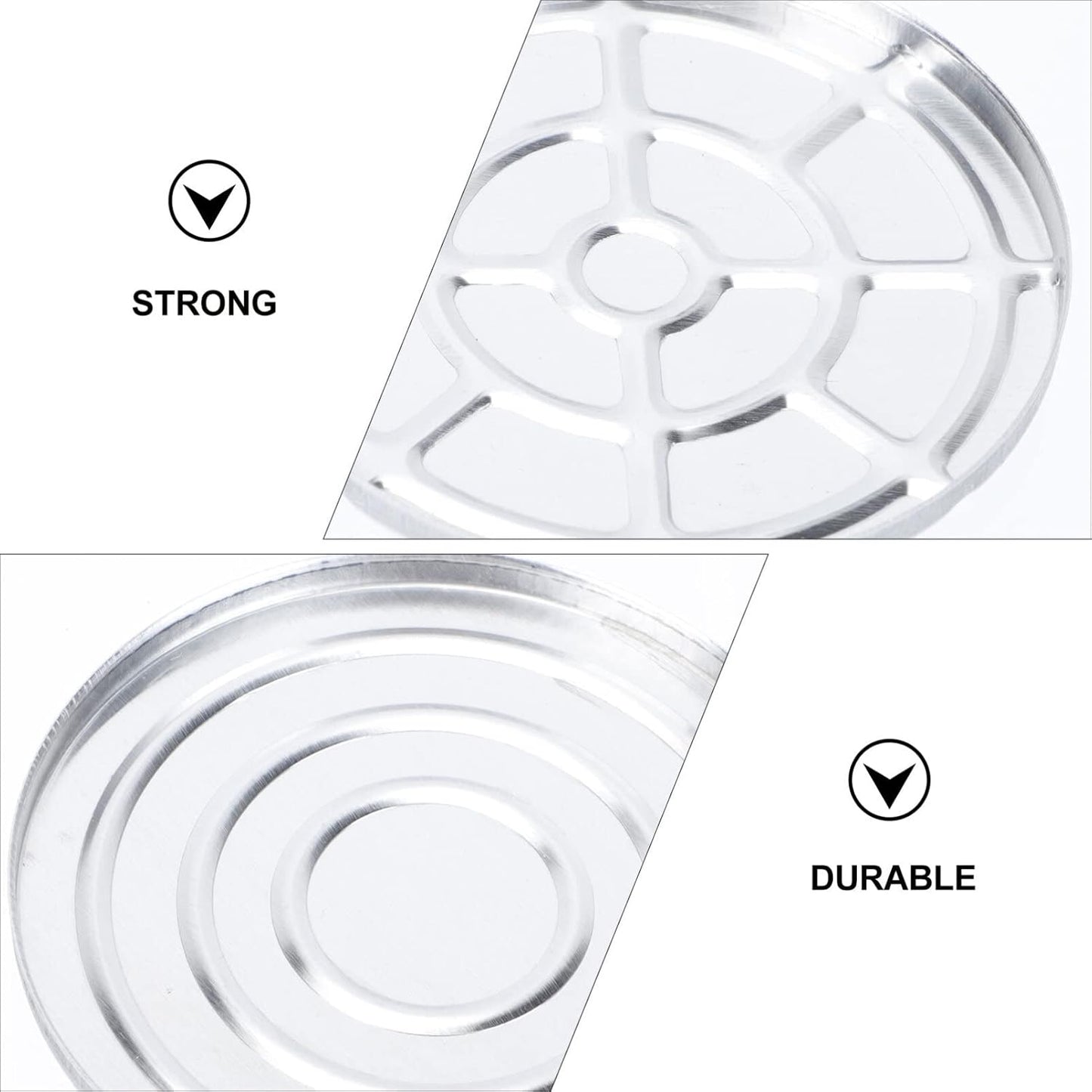 Lurrose 22pcs Empty Metal Pans Tin Palette Eyeshadow Pans Watercolor Palette Refillable Container Eyeshadow Blush Lipstick Organizer for Cosmetic Palettes