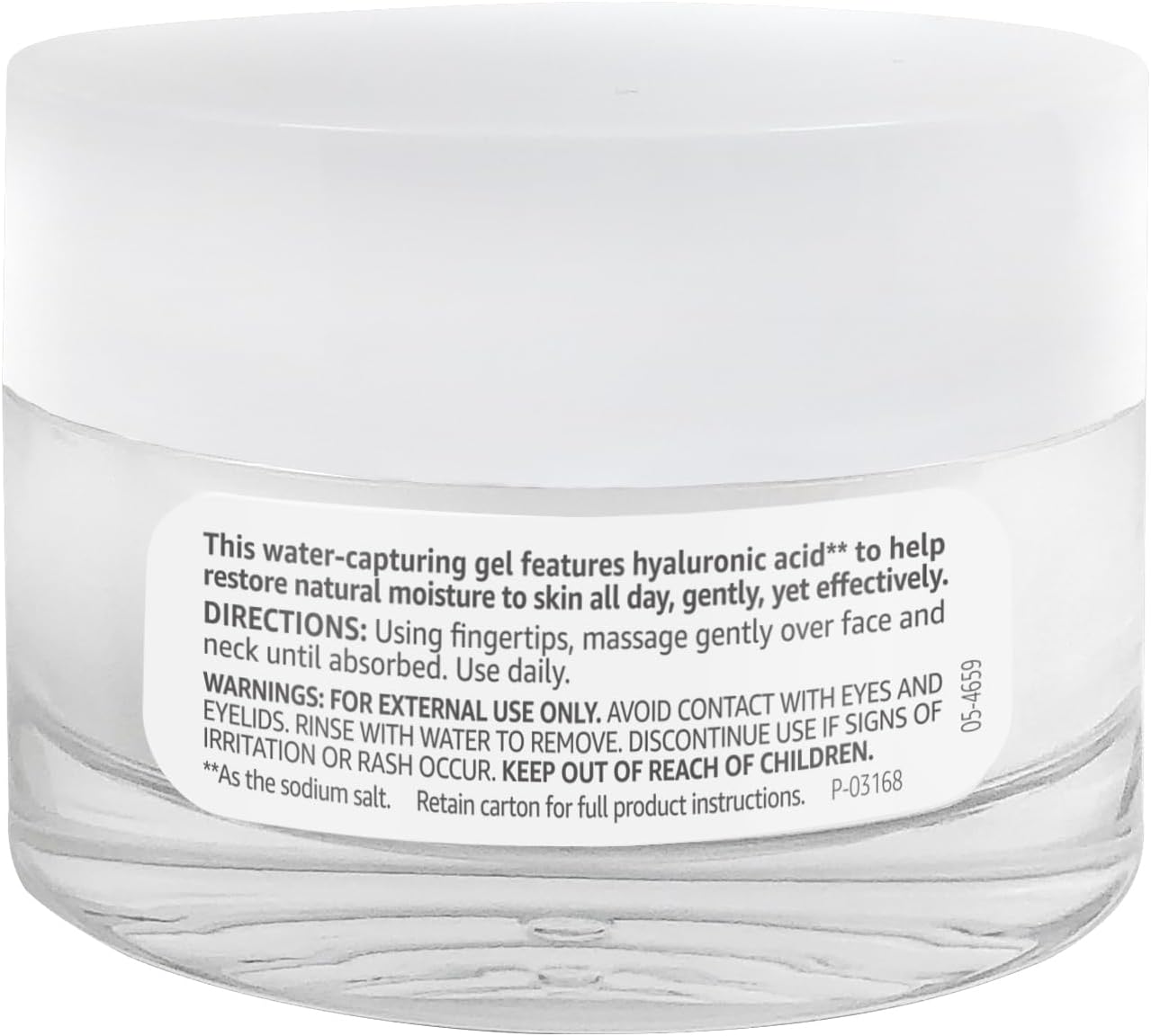 Amazon Basics Moisturizing Water Gel, 1.7 Ounces, 1-Pack