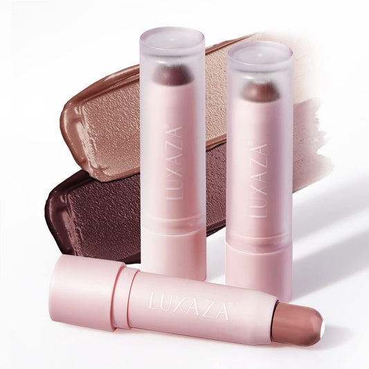 2PCS Tinted Lip Balm Chapstick with Color, Natural Semi - Gloss Finish, Hydrating/Coloring 2 in 1 Moisturizer Lip Stick for Girls & Women #01＋#05