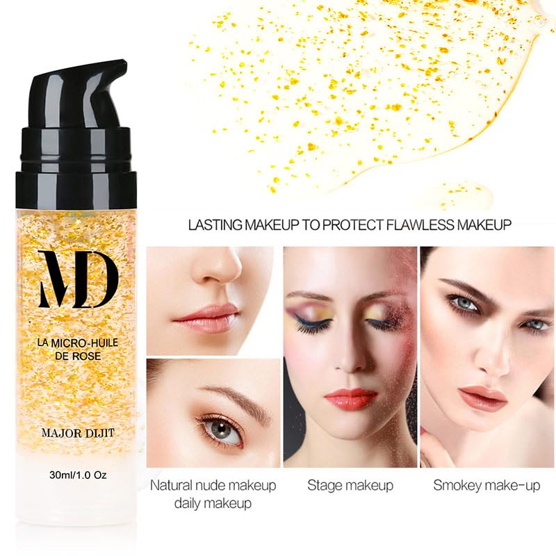 Liquid Primer Set Matte Liquid Full Coverage Oil Control Breathable Invisible Cover Concealer Primer with Face Primer, Makeup Sponge…