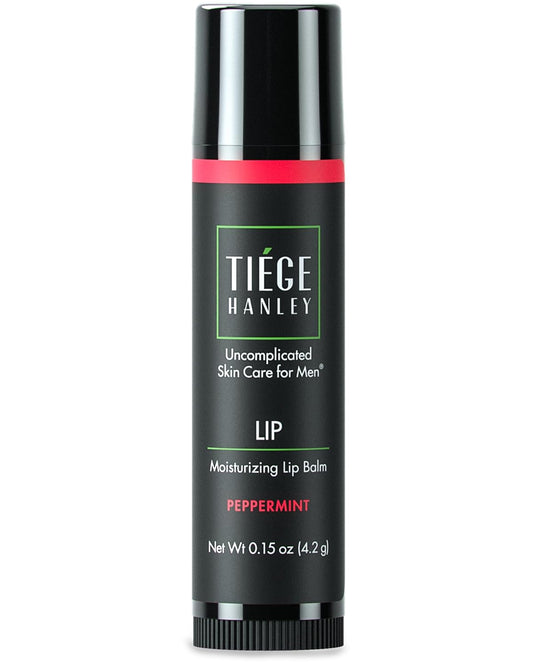 Tiege Hanley Hydrating Lip Balm, Peppermint - Moisturizing Lip Care Treatment Products for Dry & Cracked Lips - Hidratante de Labios