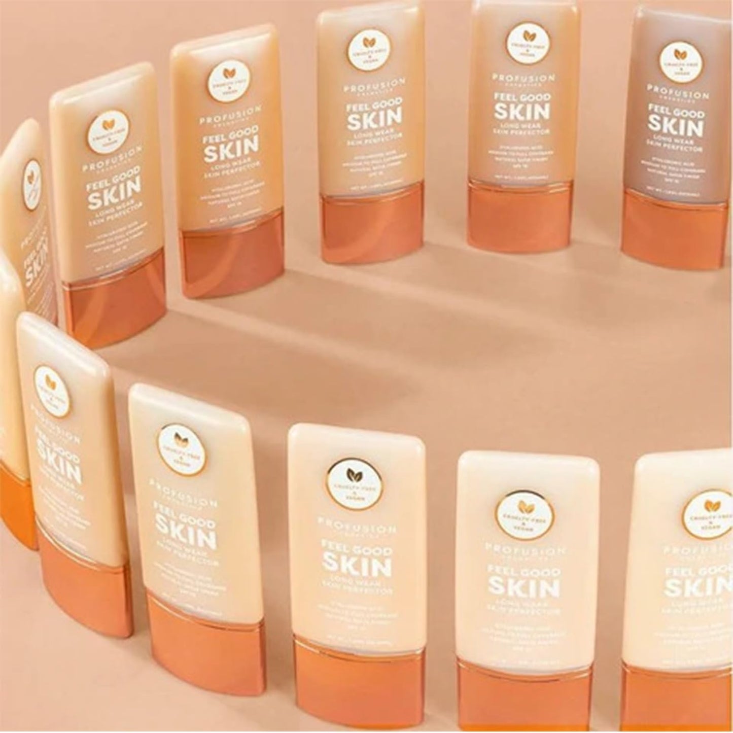 Profusion Cosmetics Lightweight Liquid Foundation for a Flawless and Elegant Radiance, Breathable Makeup for Improves Uneven Skin Tone, Cruelty-Free - Fair 3