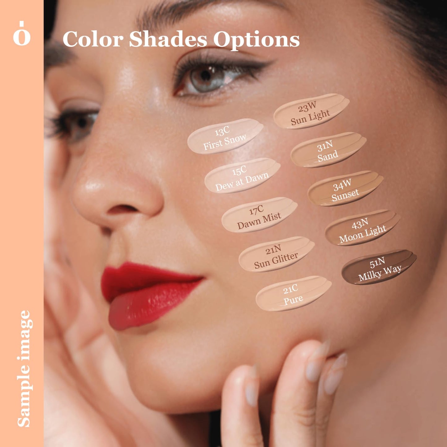 Skin Barrier Glow Cover Cushion, All-day Coverage, Glow Finish, Lightweight, Skincare-Like Texture, Non-cakey Makeup, Korean Cushion Foundation (#21C Pure, 0.49 oz)