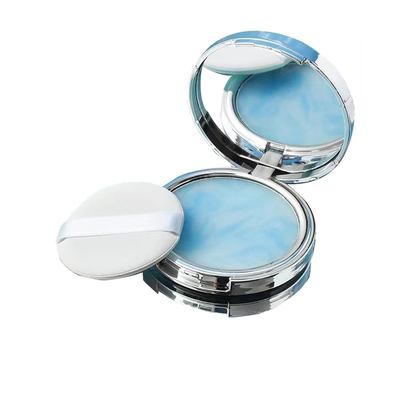 Oil Control Face Pressed Powder,Jelly Pressed Powder Face Makeup Setting Powder,Reduce Pores and Fine Lines Flawless Matte Long Lasting Finishing Lightweight Waterproof Face Cosmetics