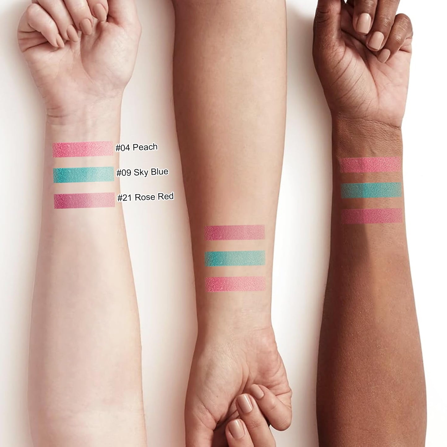 3 Colorful Eyeliner Pen Set, Eye Shadow Pencil, Pearl Eyeliner Kit Metallic Glitter Colored Eye liner for Women Eye&Lip Liner Professional Waterproof Eye Makeup (3PCS B)