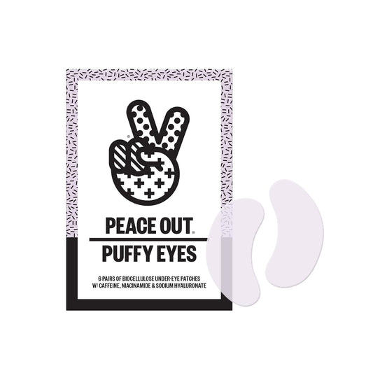 PEACE OUT Skincare Puffy Under-Eye Patches 6x pairs