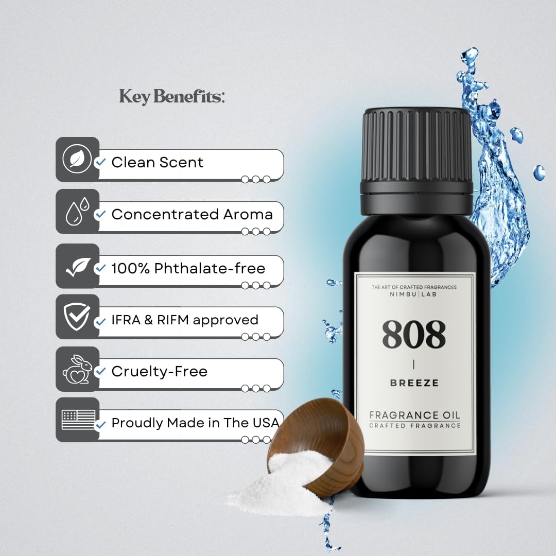 New Fragrance Oil Diffusers, Essential Oil Diffusers, Luxury Hotel Air Fresheners for Home (1 Fl Oz (Pack of 1), 808 Breeze)