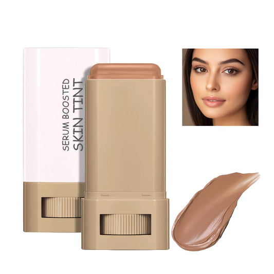 Foundation Stick - Skin Tint & Contour Stick, Serum-Boosted Beauty Balm, Buildable Coverage, Natural Finish, Long-Lasting Wear, For Many Skin Tones (06#)