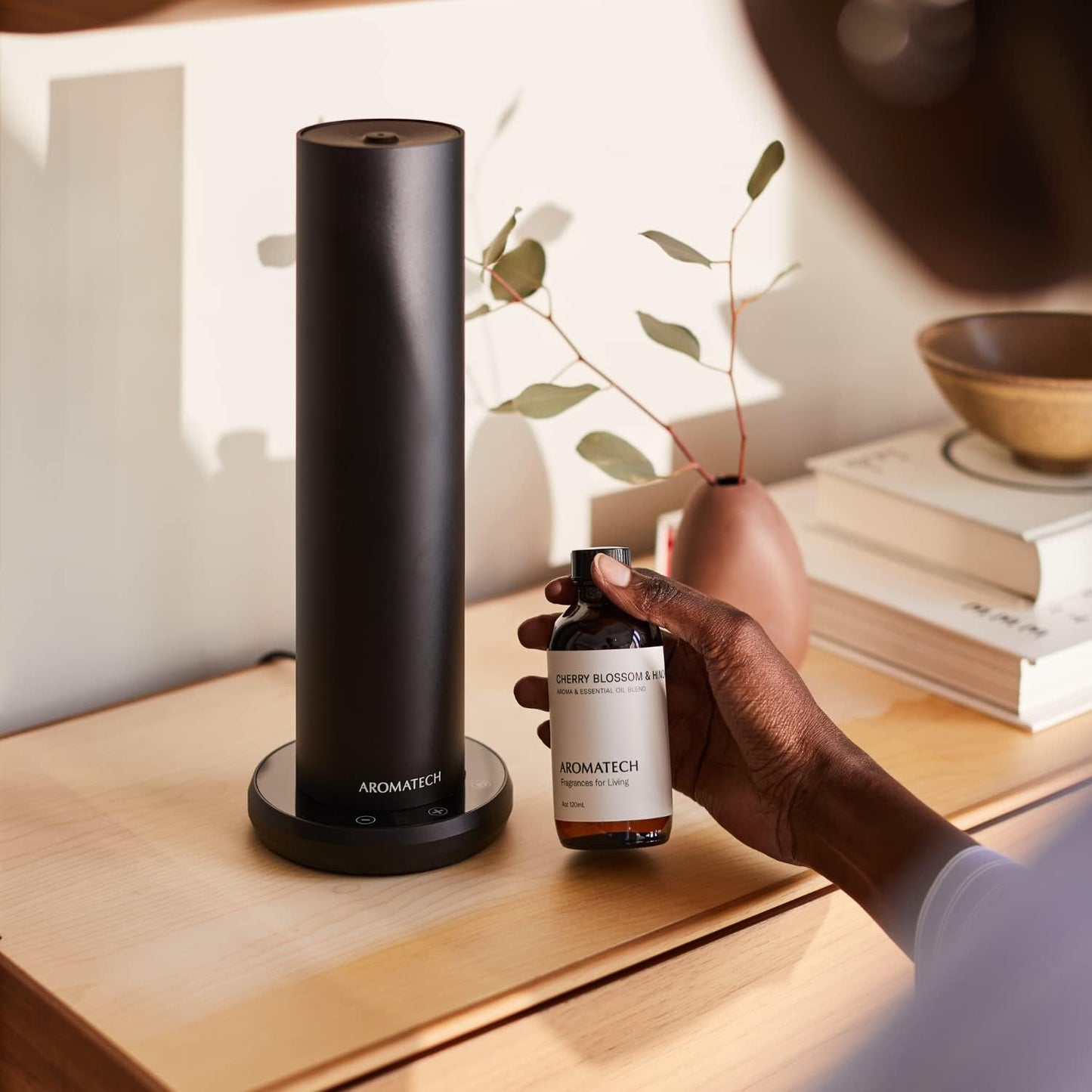 AromaTech Cherry Blossom & Hinoki Aroma Oil for Scent Diffuser - 500 Milliliter