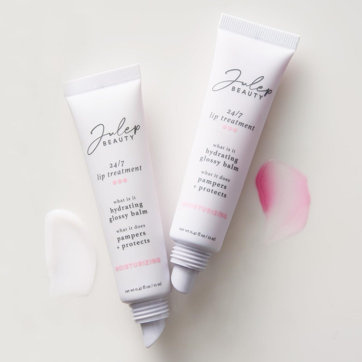 Julep 24/7 Lip Treatment – Hydrating & Glossy Lip Balm and Lip Sleeping Mask with Shea Butter – Moisturize, Protect & Soothe – Vegan & Cruelty-Free - Clear