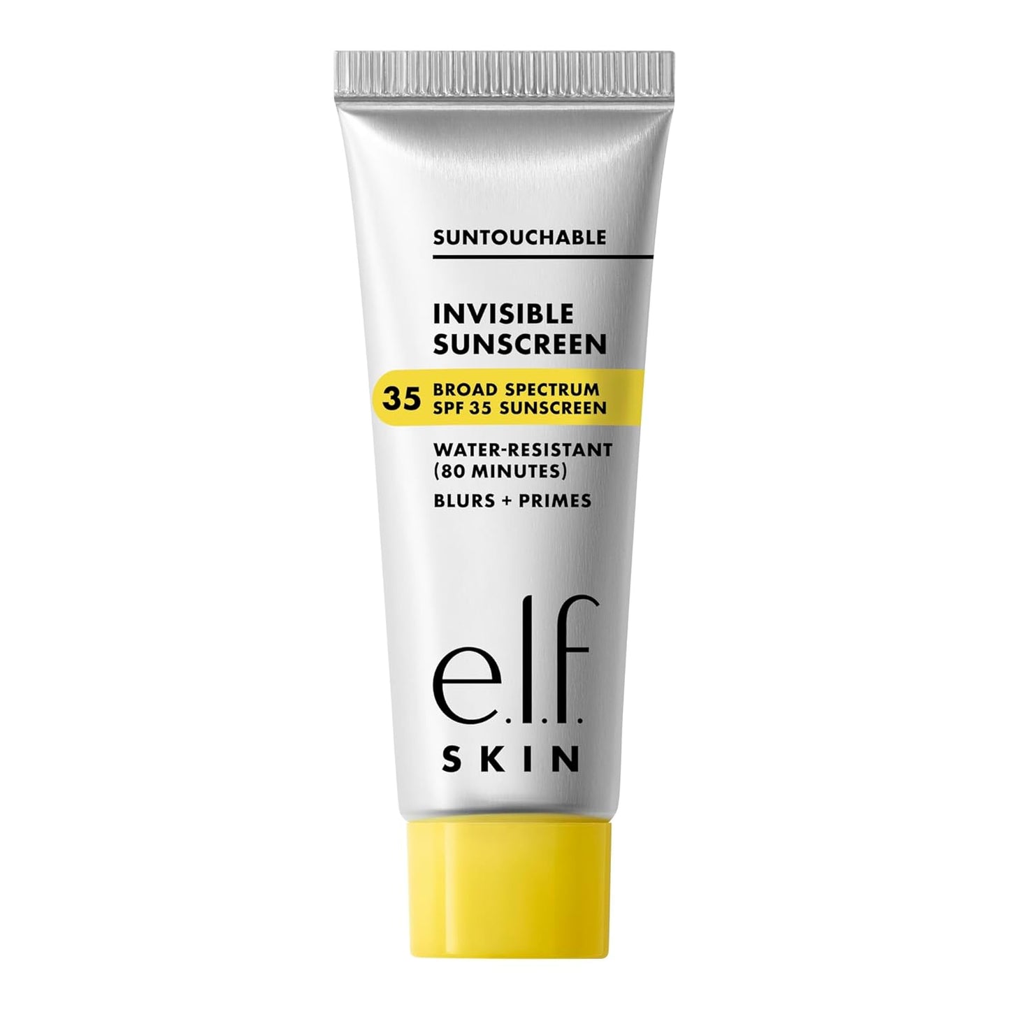e.l.f. SKIN Suntouchable Invisible SPF 35 Mini, Lightweight, Gel-based Sunscreen For A Smooth Complexion, Doubles As A Makeup Primer, Vegan & Cruelty-Free