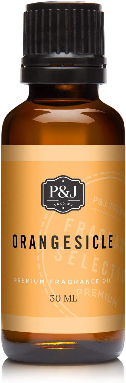 P&J Fragrance Oil - Orange Sicle Oil 30ml - Candle Scents, Soap Scents, Diffuser Oil, Fresh Scents