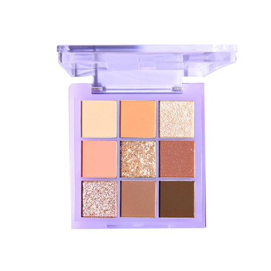 Violet Fairy 9 Color Eyeshadow Palette, Warm Neutrals (03)
