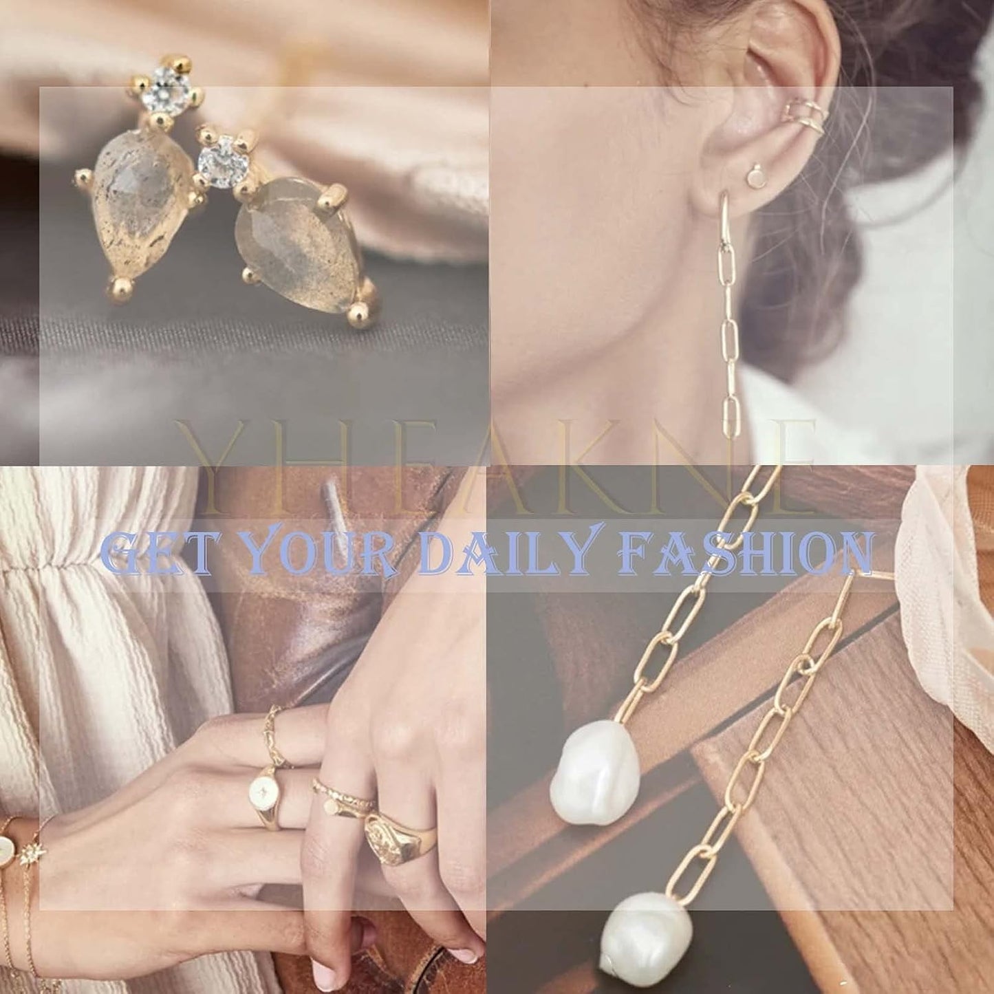 Vintage Circle Drop Earring Gold Cat Eye Stone Earrings Dangle Chalcedony Earrings with Bowknot Earrings Jewelry for Women and Teen Girls